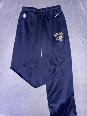 Nike NFL Los Angeles Rams Therma‑Fit Pants Men’s Medium Navy Blue On Field